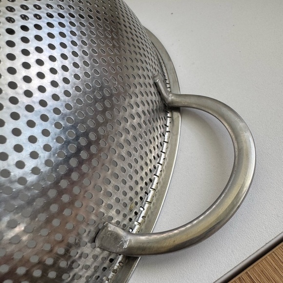 Vintage Aluminum Colander – 12” Mid-Century Kitchen Strainer - Picture 8 of 13